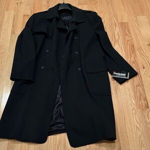 3M Thinsulate Black Trench Coat